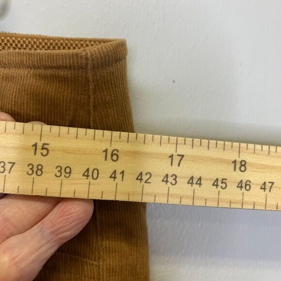 By Together Flare Corduroy Pull-on Pants Sable Brown Retro Large - Picture 8 of 13